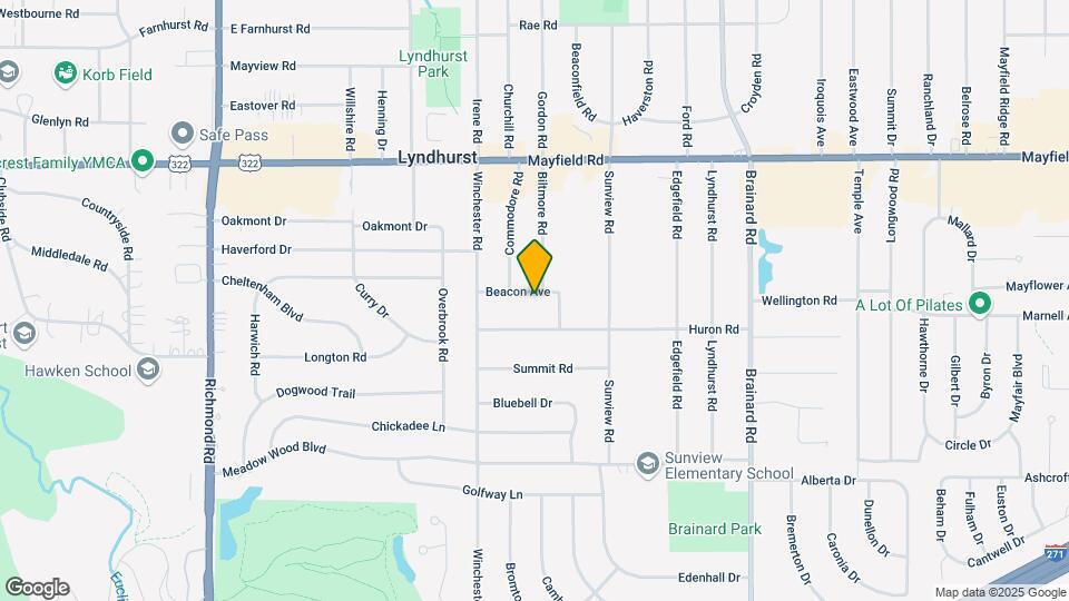 5400 Beacon Ave Map and Location Details