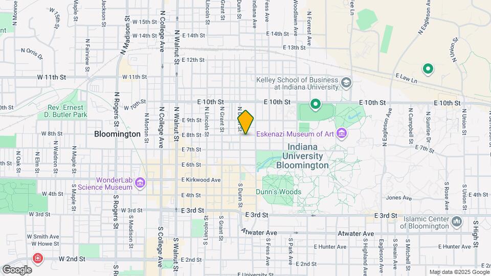 508 E 8th St Map and Location Details