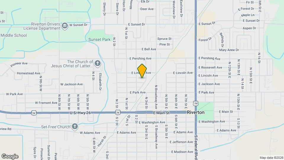 214 E Jackson Ave Map and Location Details