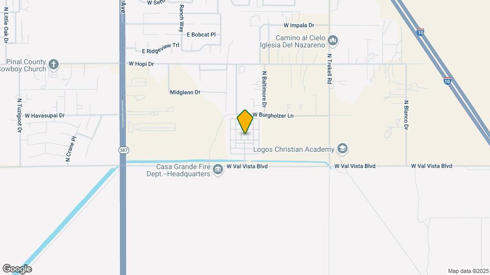 Val Vista Winter Village RV Park Map and Location Details