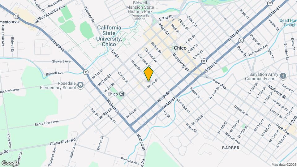 536 Hazel St Map and Location Details