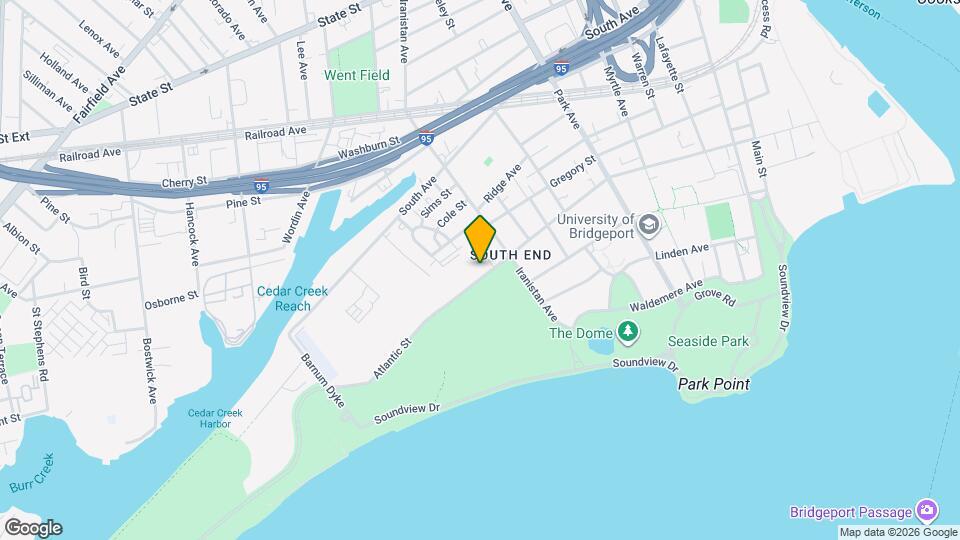 832 Atlantic St Map and Location Details