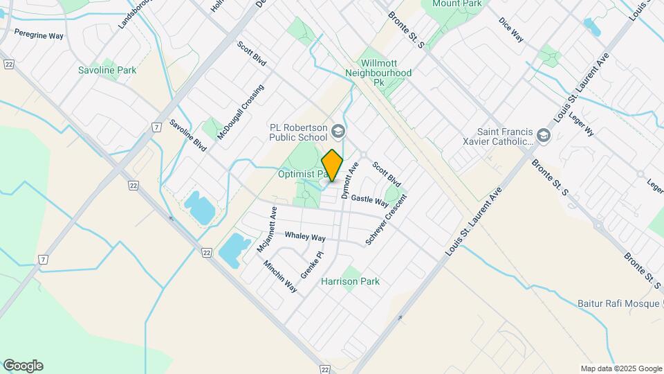 897 Willingdon Crescent Map and Location Details