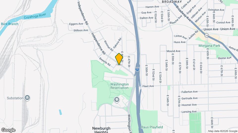 3622 Independence Rd Map and Location Details