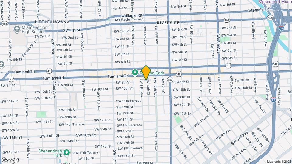 852 SW 13th Ct Map and Location Details