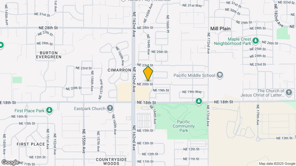 16314 NE 20th St Map and Location Details