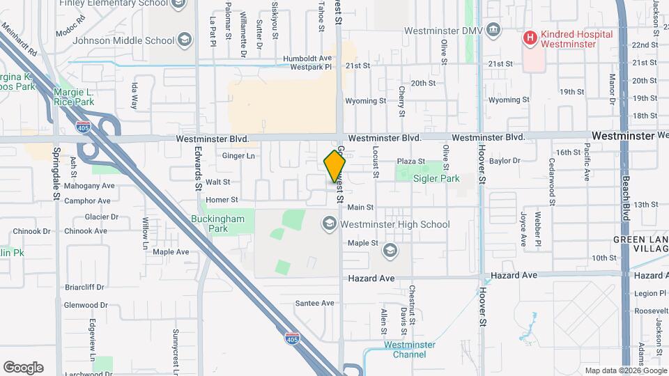 14181 Goldenwest St Mapa y Detalles de la Ubicación