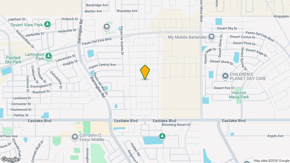 13848 Paseo del Mar Dr Map and Location Details