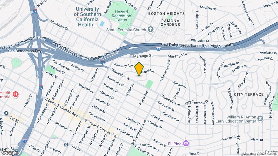 2641 Dobinson St Mapa y Detalles de la Ubicación