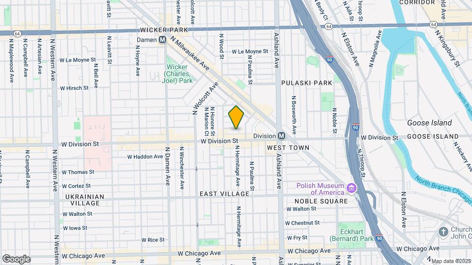 1733 W Crystal St Map and Location Details