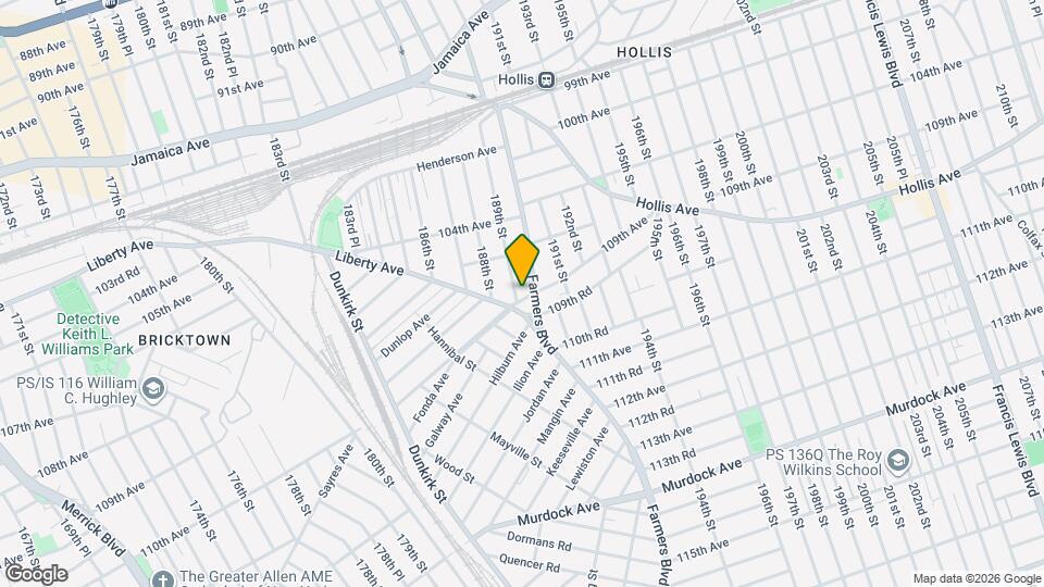 105-41 189th St Map and Location Details