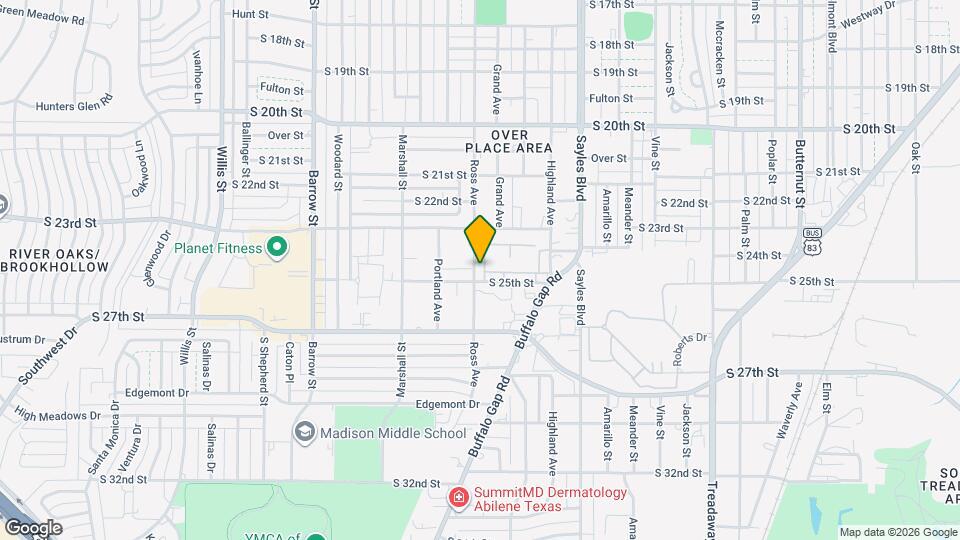 2452 Buffalo Gap Rd Map and Location Details