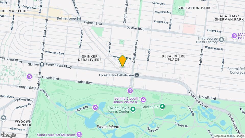 5746 De Giverville Ave Map and Location Details