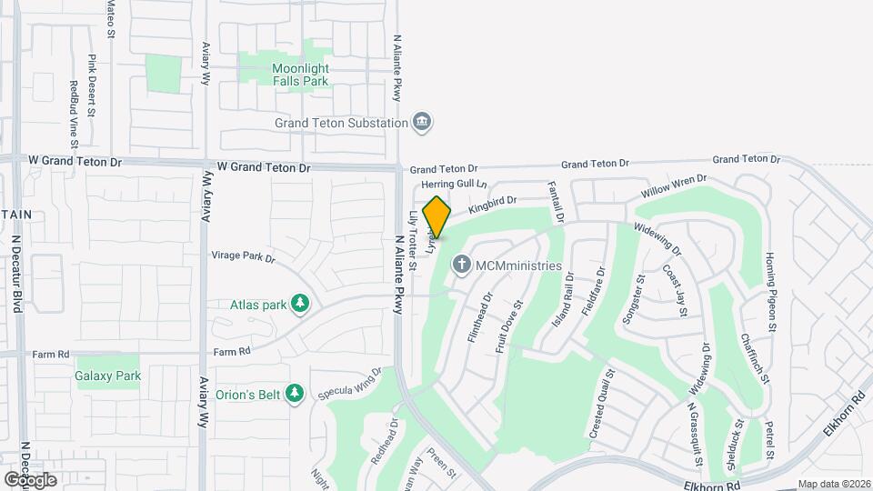 7826 Lyrebird Dr Map and Location Details