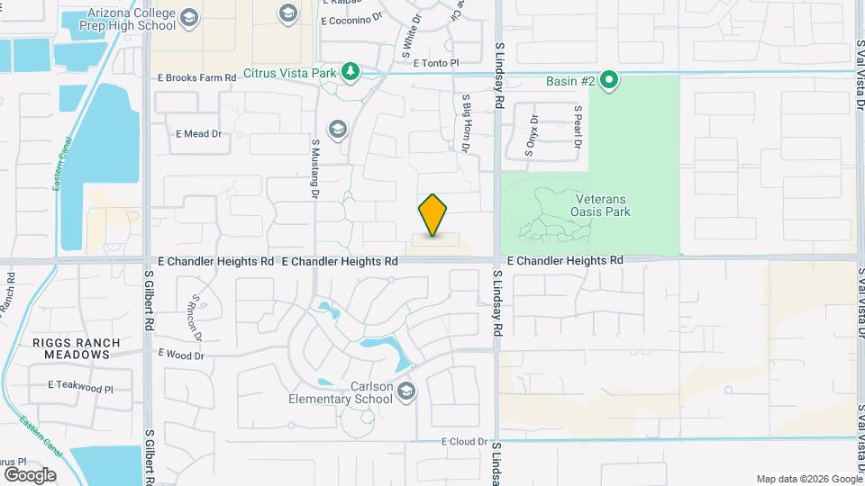 3812 E Bartlett Way Map and Location Details