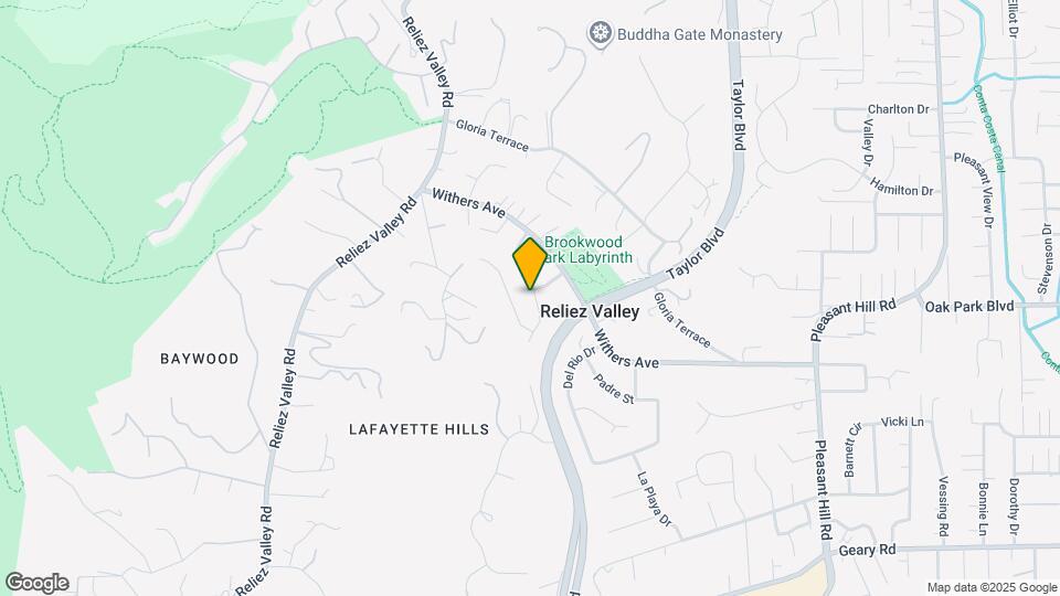 1825 Del Rey St Map and Location Details