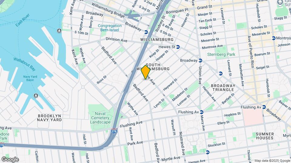 152 Hewes St Map and Location Details
