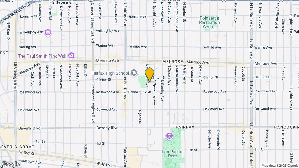 530 N Genesee Ave Map and Location Details
