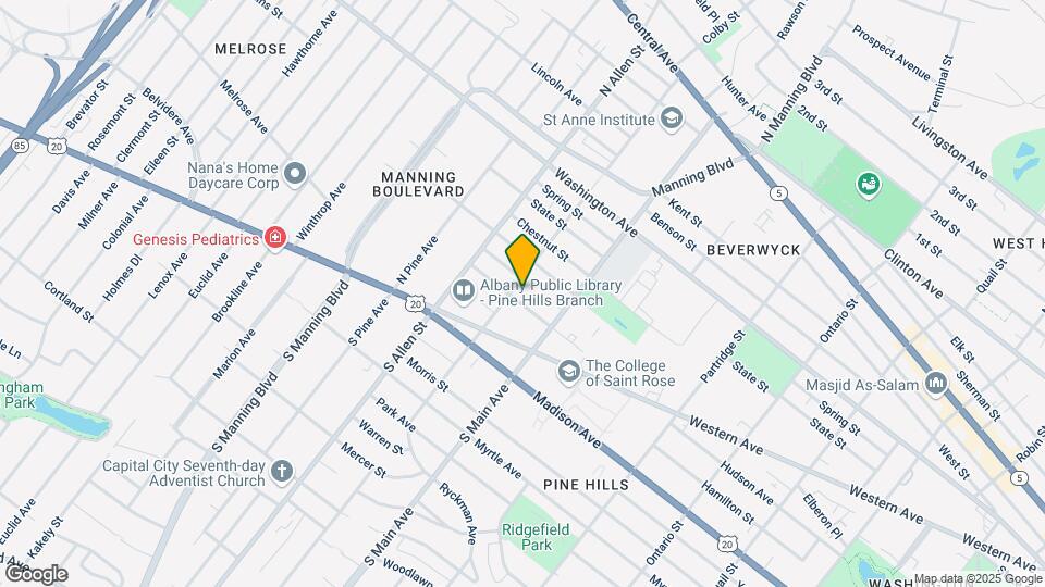 673 Hudson Ave, Unit Apt. 2 Map and Location Details