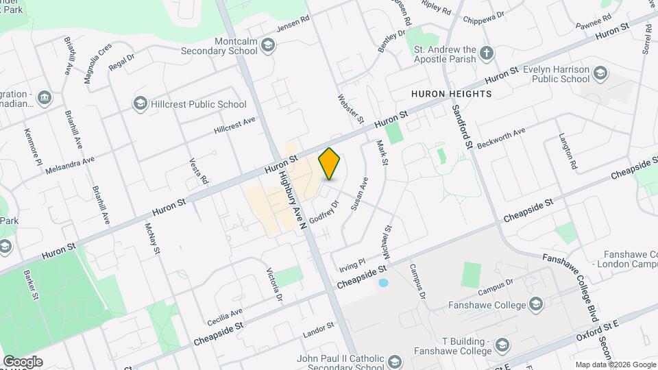 153 Godfrey Dr, Unit 3 Map and Location Details