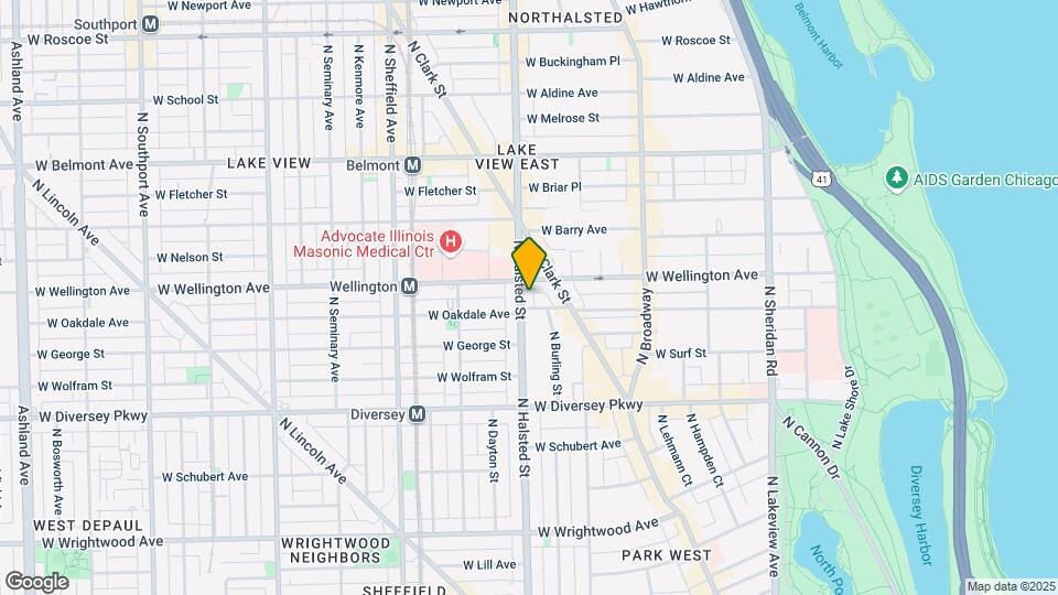 2945 N Halsted St Mapa y Detalles de la Ubicación