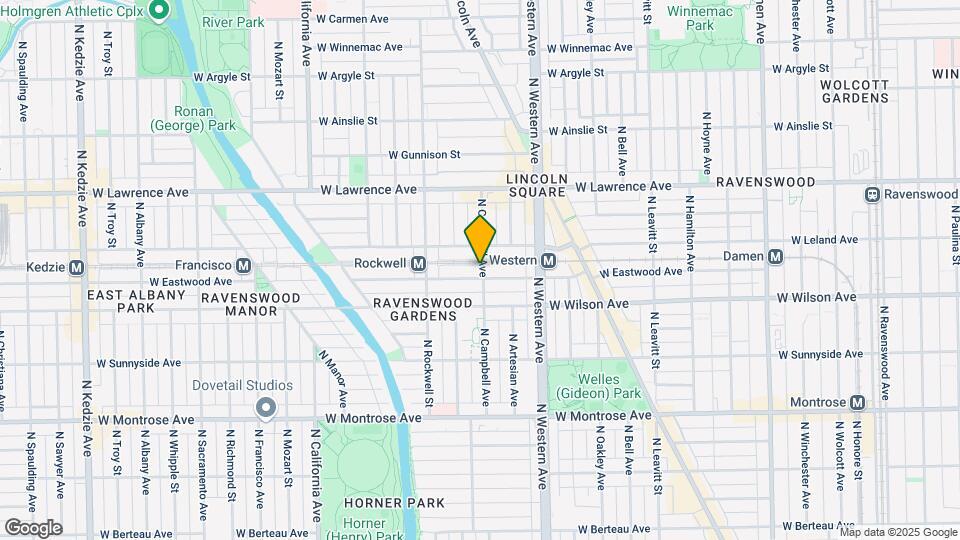 2500-2502 W Eastwood Ave Map and Location Details