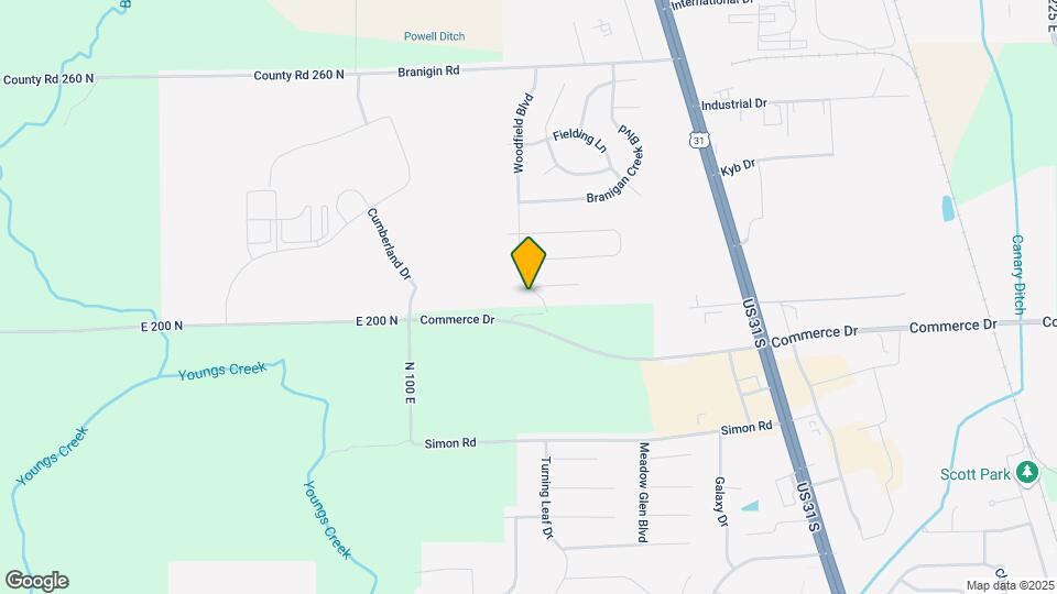 2426 Woodfield Blvd Map and Location Details
