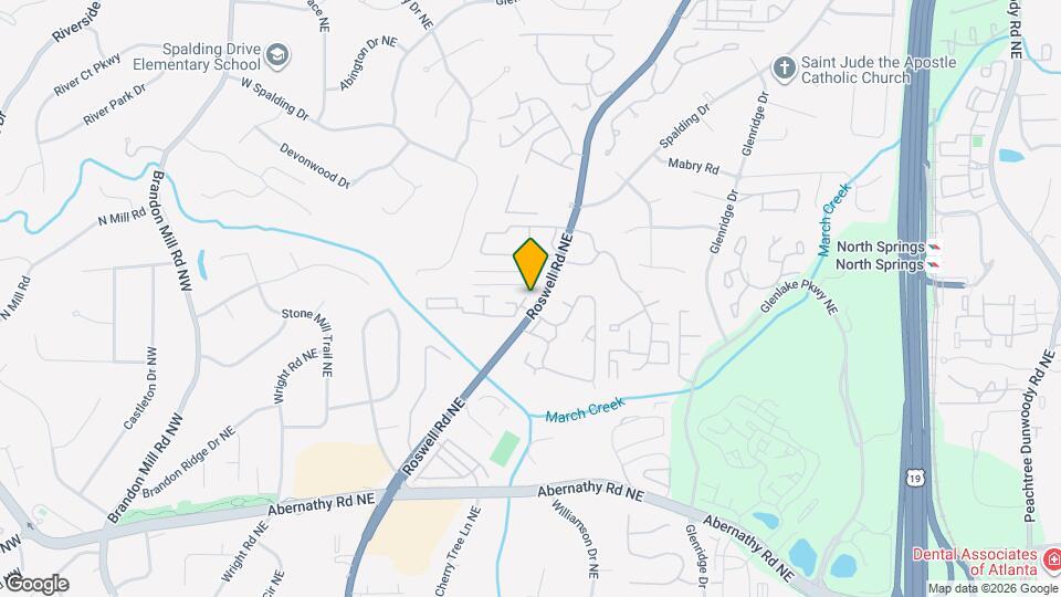 6900 Roswell Rd Map and Location Details