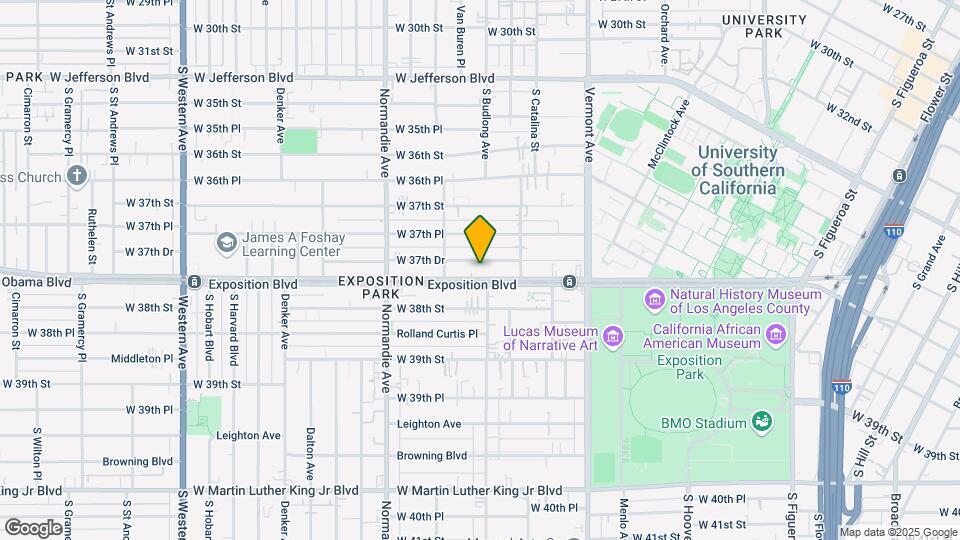 1252 W 37th Dr Map and Location Details