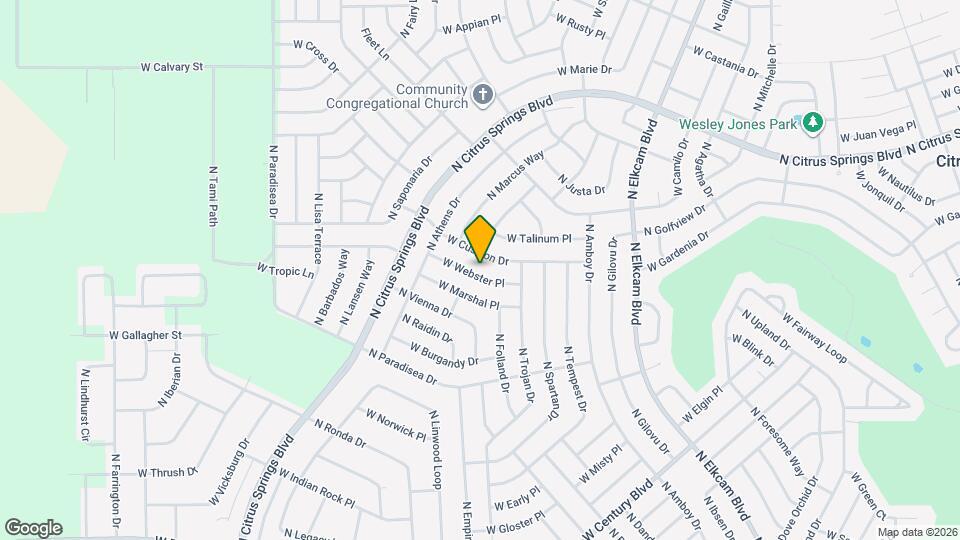 3427 W Webster Pl Map and Location Details