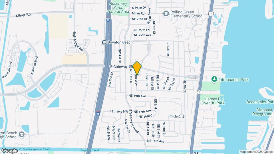 2182 NE 1st Way, Unit 105 Mapa y Detalles de la Ubicación