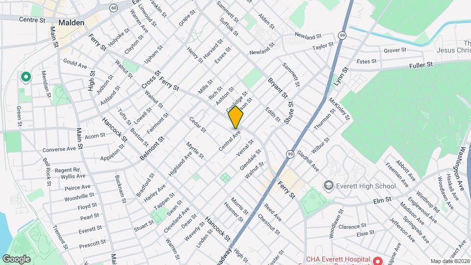 152 Central Ave Map and Location Details