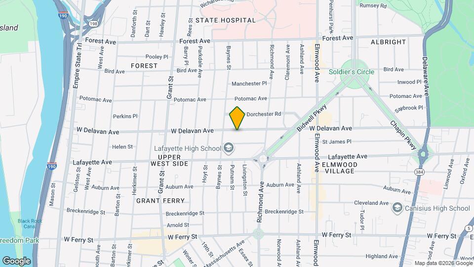 417 W Delavan Ave Map and Location Details