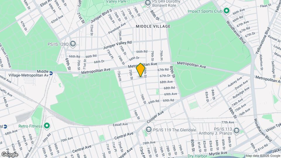 75-34 67th Dr Map and Location Details