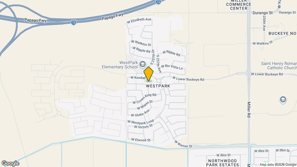25752 W Winslow Ave Mapa y Detalles de la Ubicación