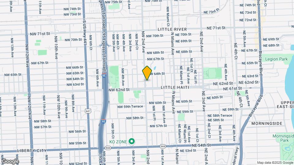 6235 NW 2nd Ave Map and Location Details