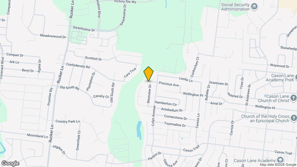 1414 Westview Dr Map and Location Details