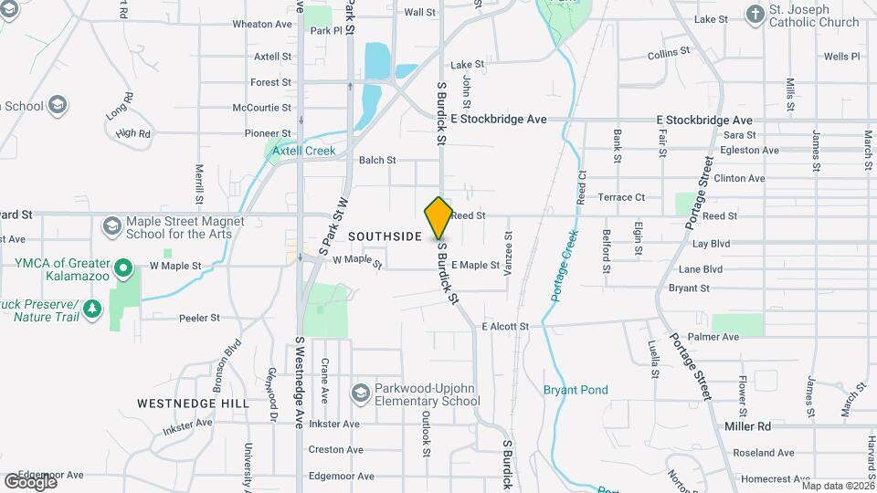 1832 S Burdick St Map and Location Details