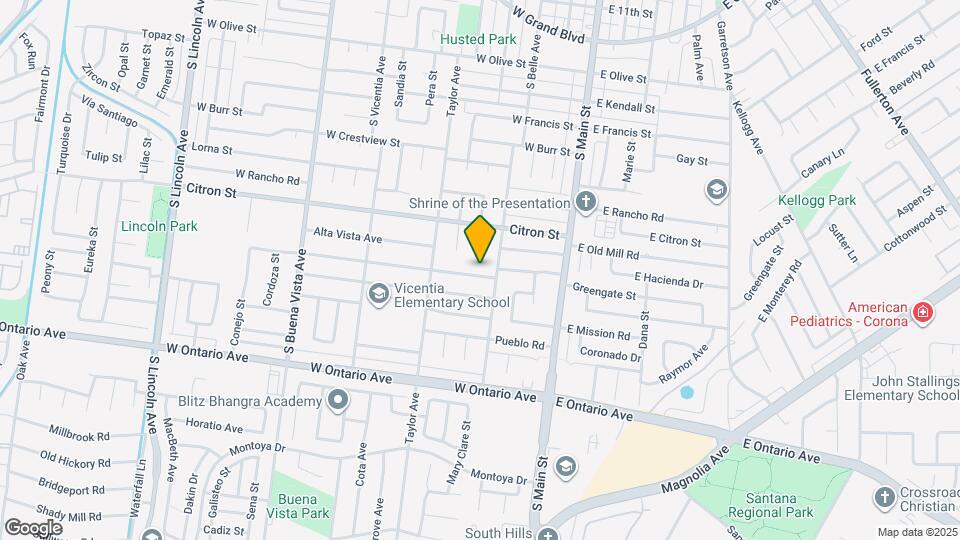 321 W Hacienda Dr Map and Location Details