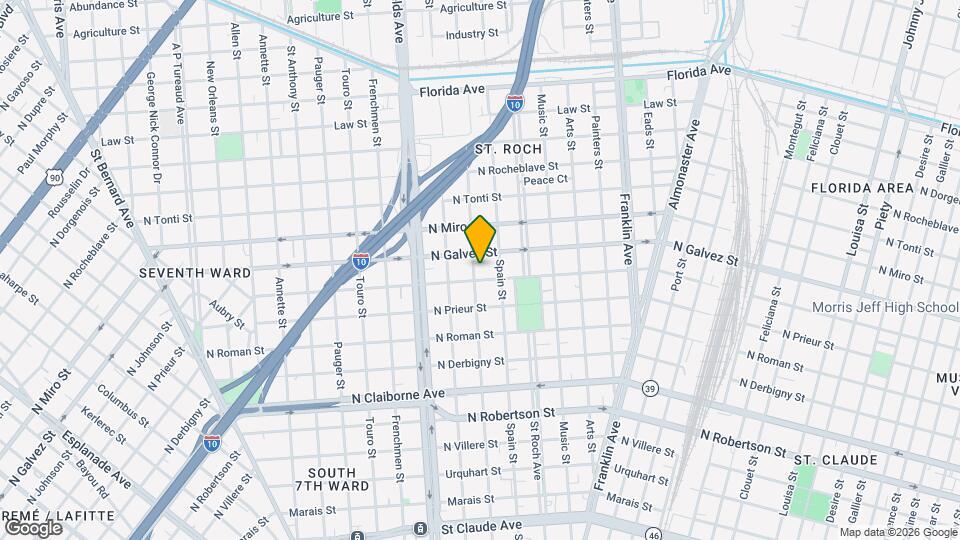 2013 Mandeville St Map and Location Details