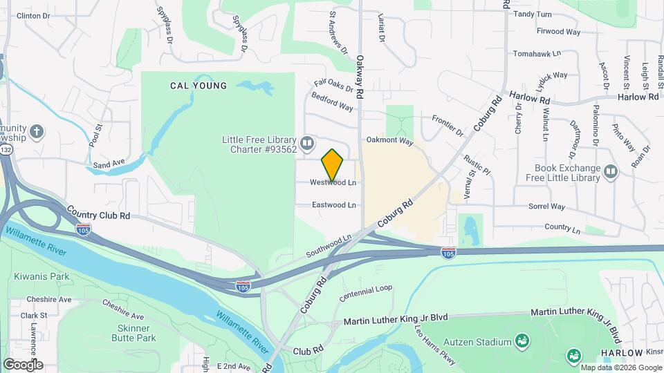 2100 Westwood Ln Map and Location Details