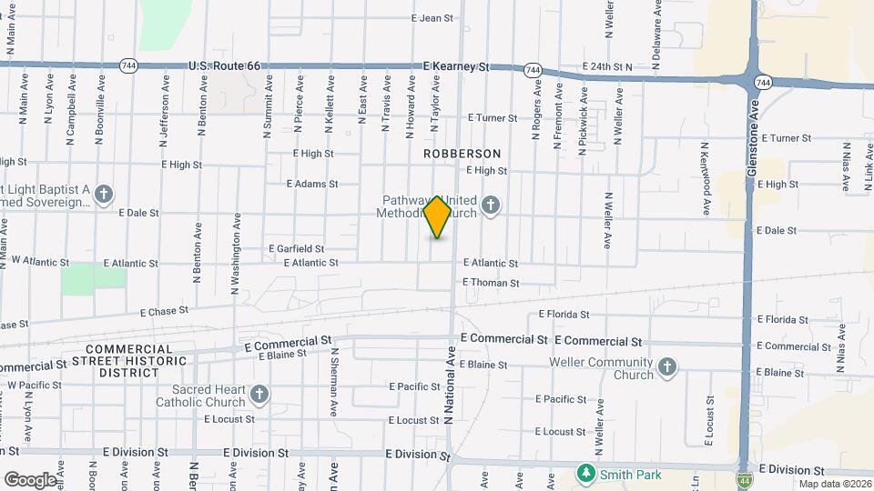 2018 N Taylor Ave Map and Location Details