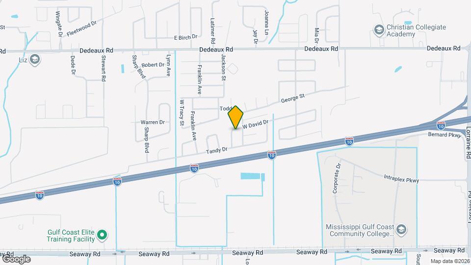 601 W David Dr Map and Location Details