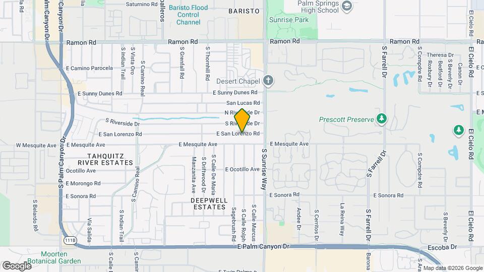 1523 E San Lorenzo Rd Map and Location Details