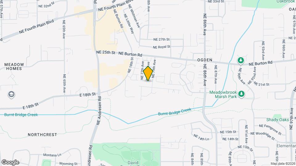 7803 NE 21st St Map and Location Details