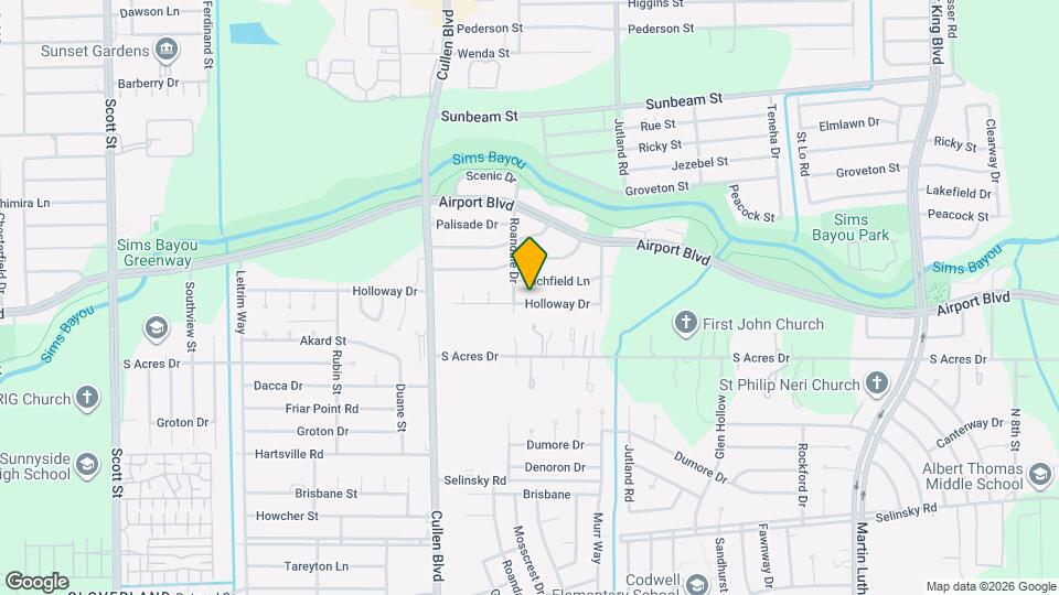 4909 Holloway Dr Map and Location Details