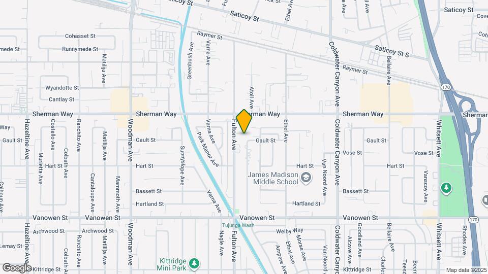 Park Fulton Mapa y Detalles de la Ubicación