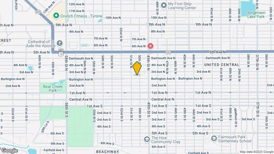 5021 Burlington Ave N Map and Location Details