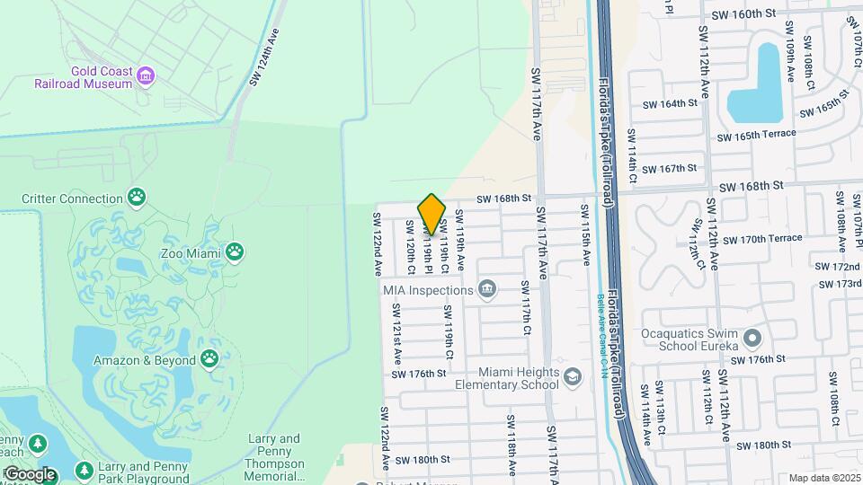 16945 SW 119th Pl Mapa y Detalles de la Ubicación