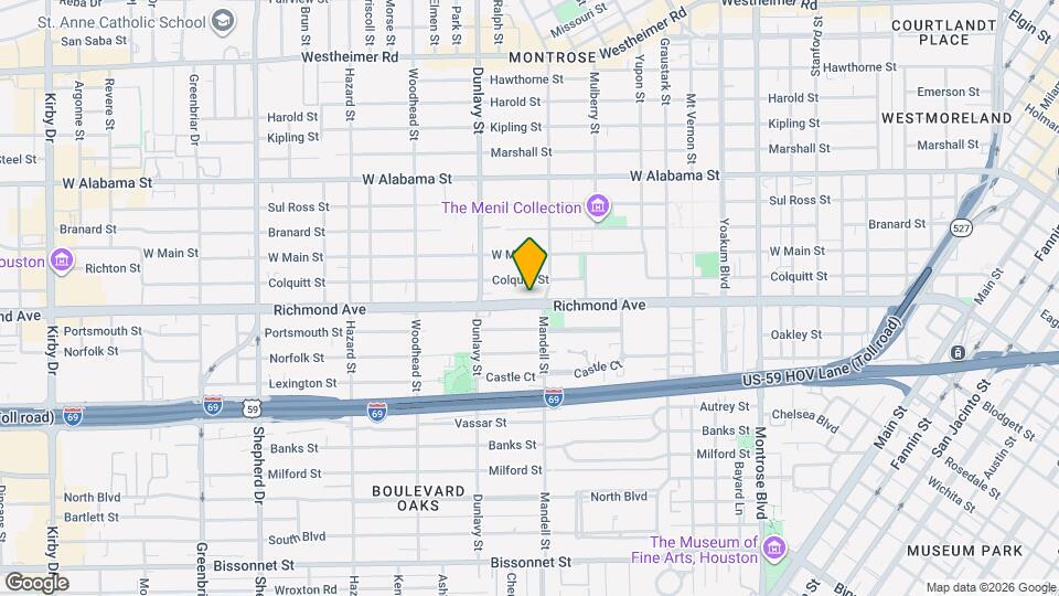 1620 Richmond Ave Map and Location Details